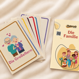 Family Flash Cards – German vocabulary flash cards for kids | Kinderwelt Akademie