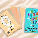 Numbers 0–20 Flash Cards – German vocabulary flash cards for kids | Kinderwelt Akademie