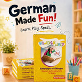 A1 Explanations & Exercises Book – German learning book for kids, product overview | Kinderwelt Akademie