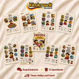 Hobbies & Free Time Conversation Cards – German conversation cards for kids, product overview | Kinderwelt Akademie