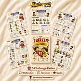 Hobbies & Free Time Conversation Cards – German conversation cards for kids, content preview | Kinderwelt Akademie