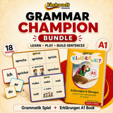 German Grammar Champion Bundle – German learning bundle for kids | Kinderwelt Akademie