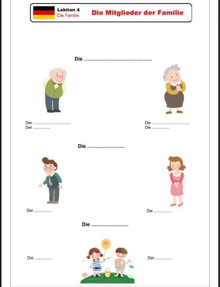 Kinderwelt German Activity Book – German learning book for kids, content preview | Kinderwelt Akademie