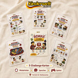 School Conversation Cards – German conversation cards for kids, content preview | Kinderwelt Akademie